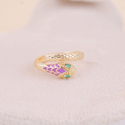 Dainty Chic Snake Ring