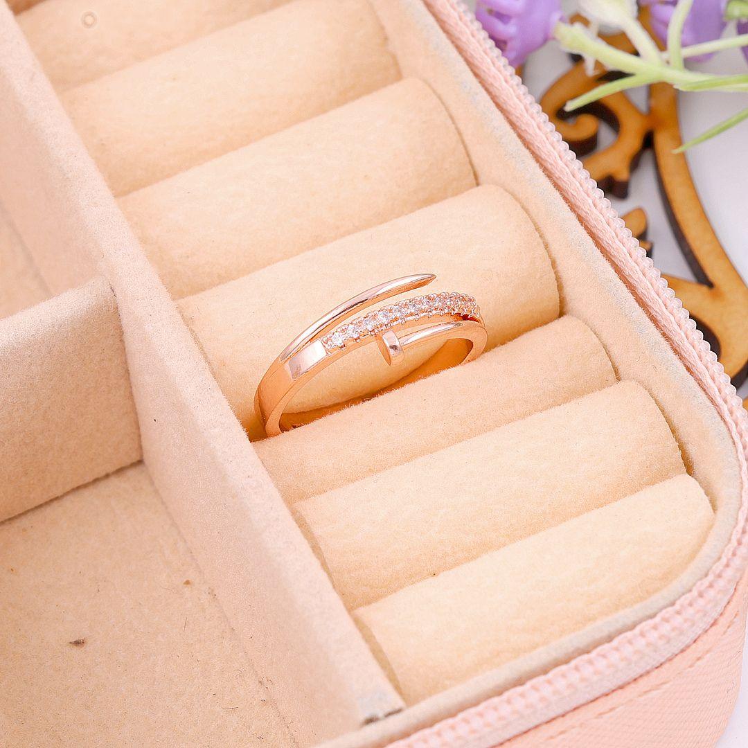 Rose Pave Embrace Ring