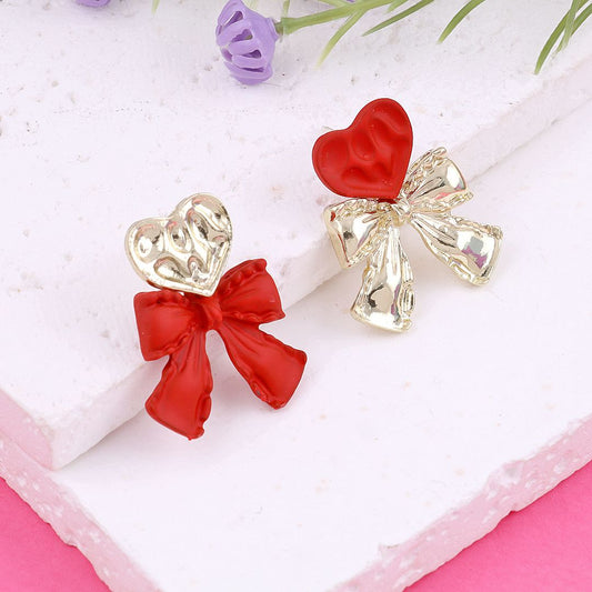 Mismatched Bow Earrings