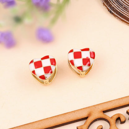 Bling Bloger Heart Earrings