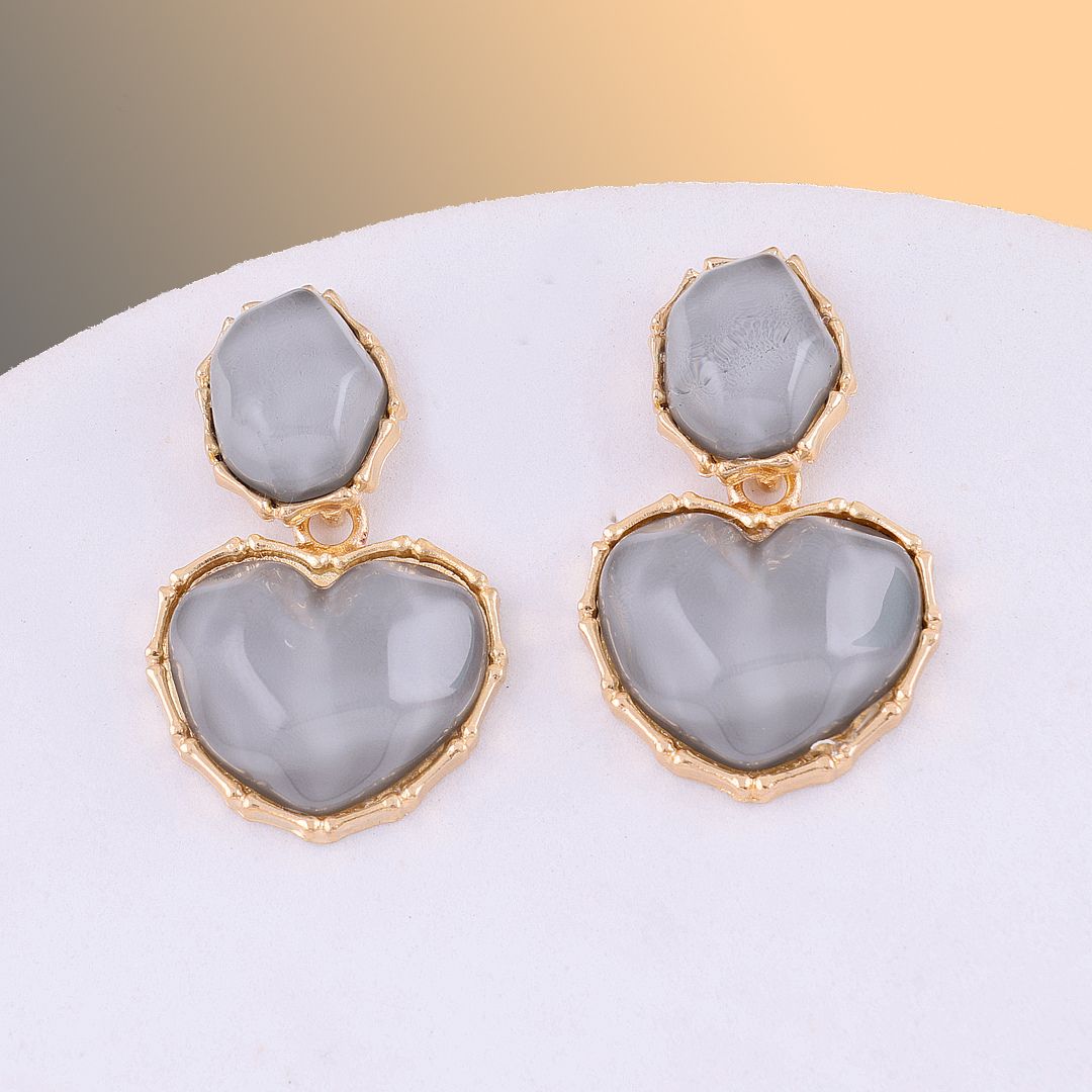 Bling Blogger Heart Earrings