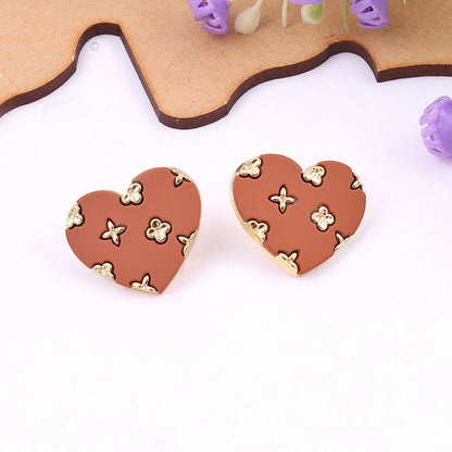 Bling Blogger Heart Earrings