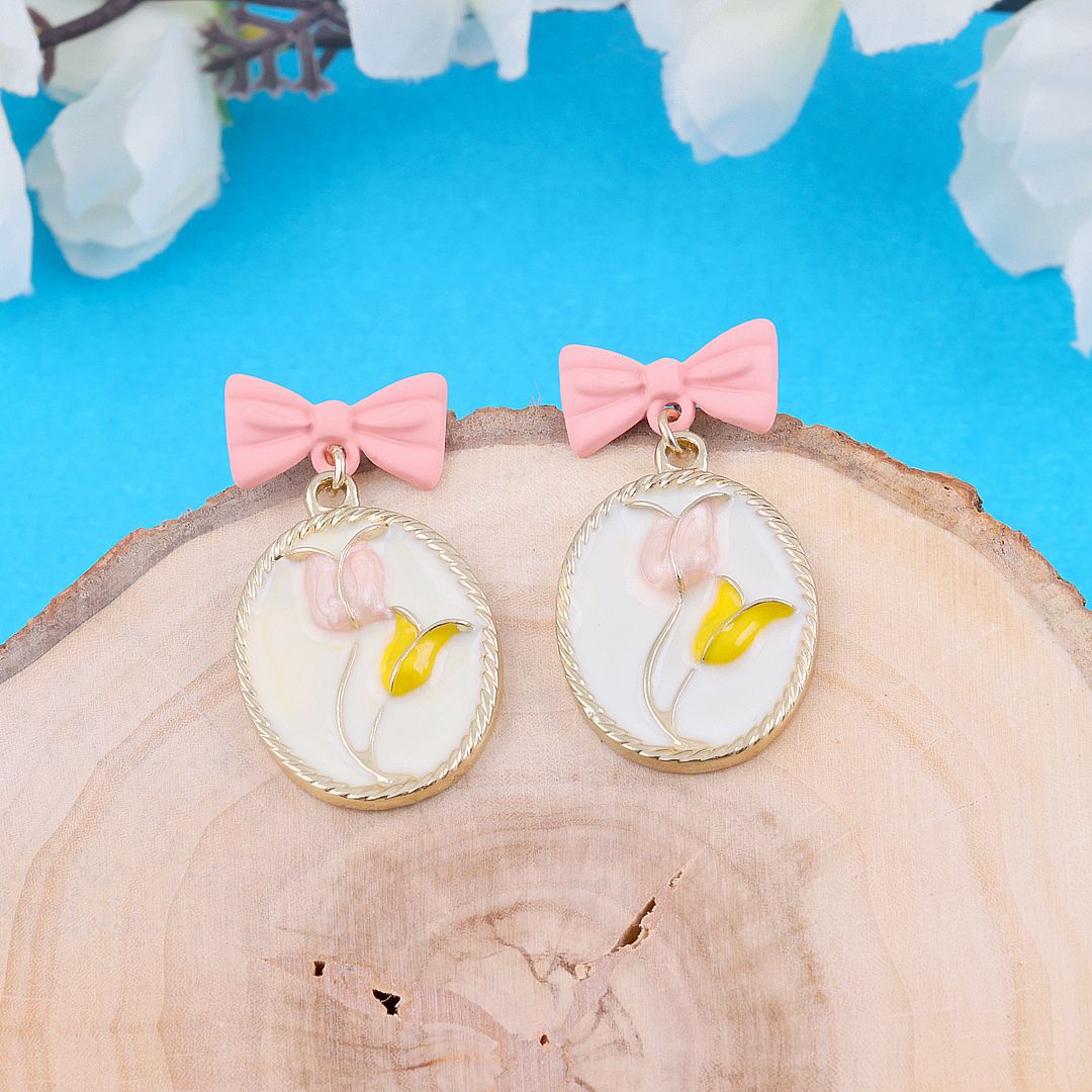 Pastel Bow Earring