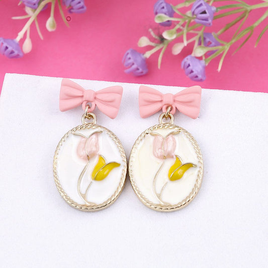 Pastel Bow Earring