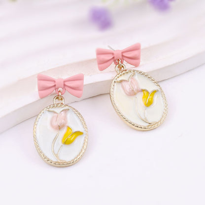 Pastel Bow Earring