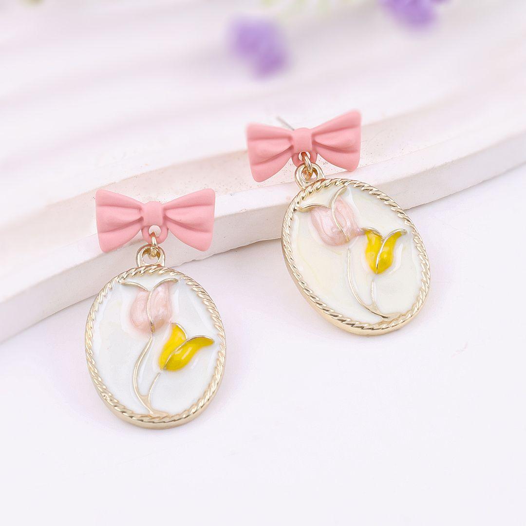 Pastel Bow Earring