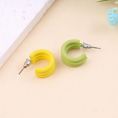 Mismatched Hoop Earrings