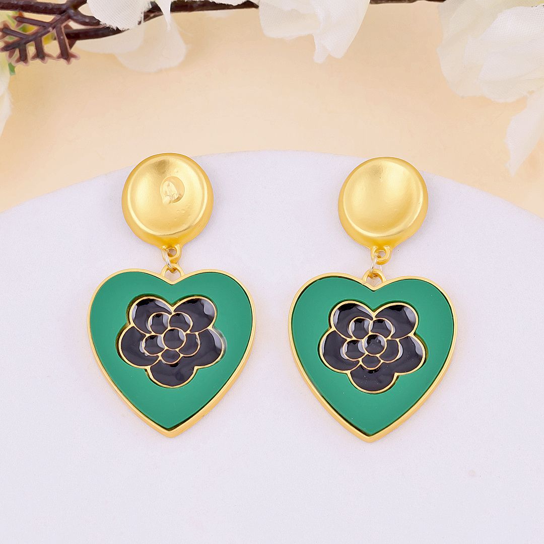 Bold Heart Earrings