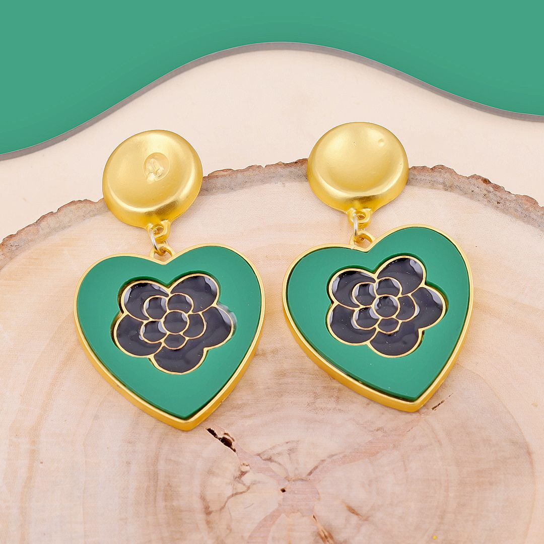 Bold Heart Earrings