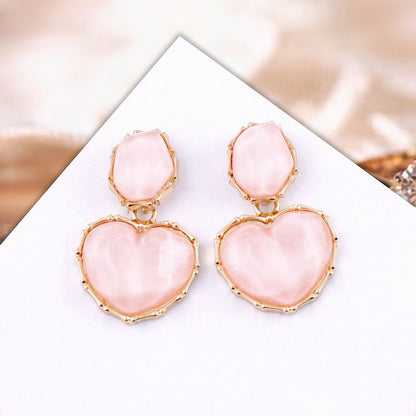 Bling Blogger Heart Earrings