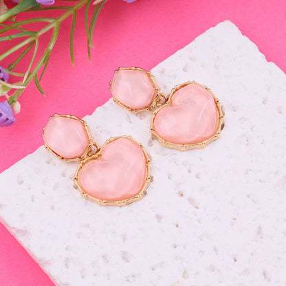 Bling Blogger Heart Earrings