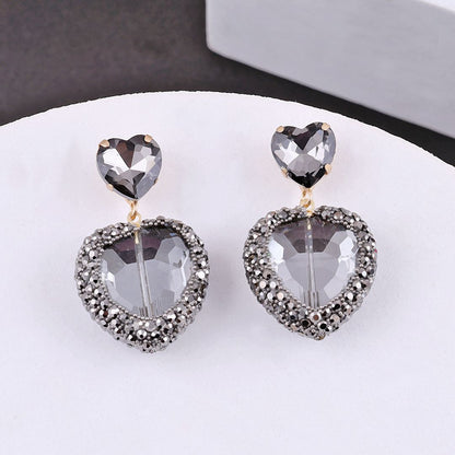 Bling Blogger Heart Earrings