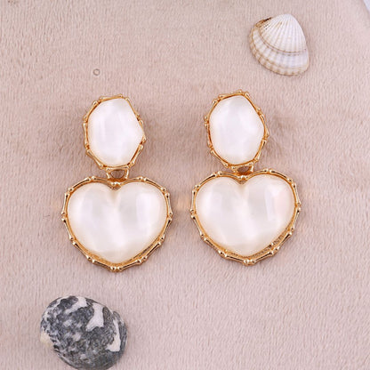 Bling Blogger Heart Earrings