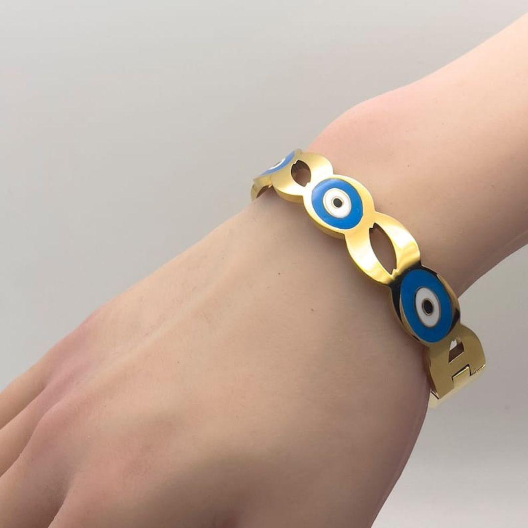 Cut The Crap Evil Eye Bracelet