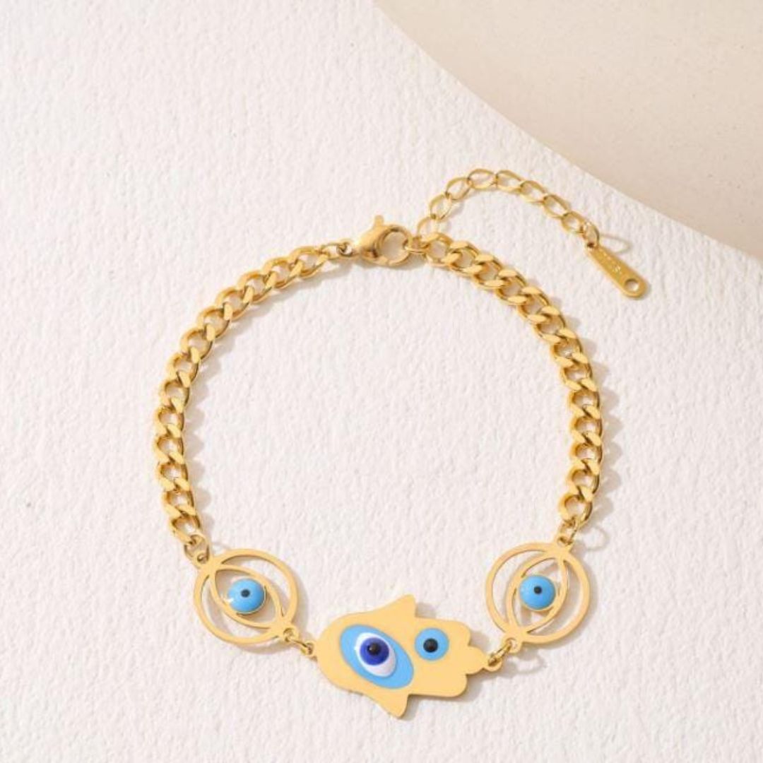 Charm Evil Eye Bracelet