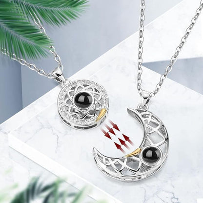 Couple Moon and Star Neckpiece