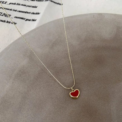 Red Love Heart Neckpiece