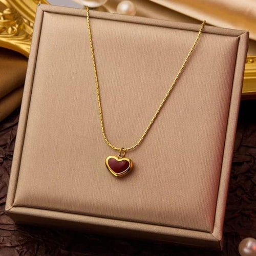 Red Love Heart Neckpiece