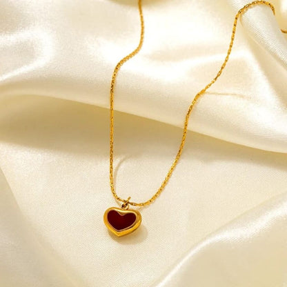 Red Love Heart Neckpiece