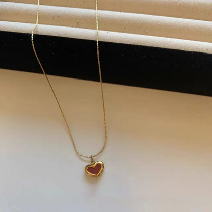 Red Love Heart Neckpiece