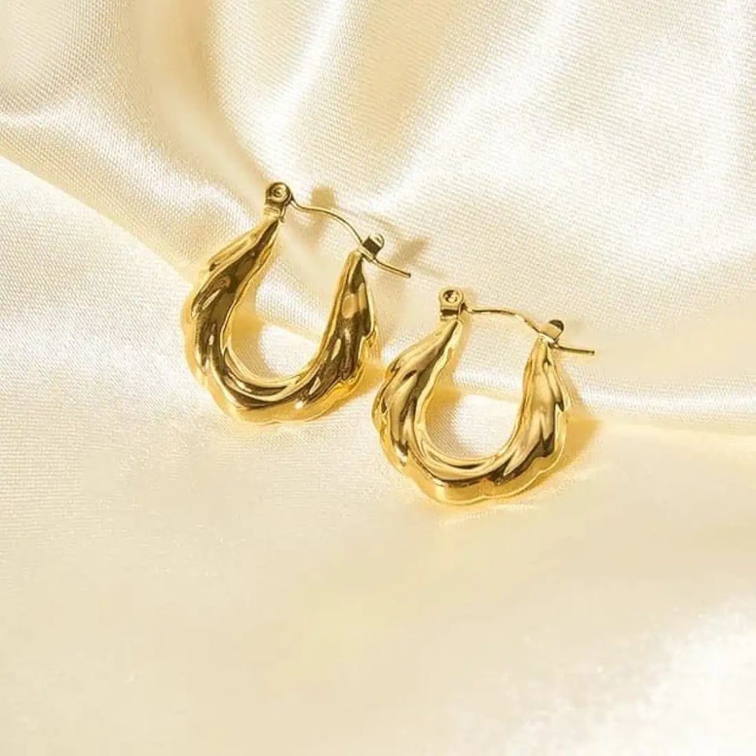 As Pretty As Golden Hoop Earrings