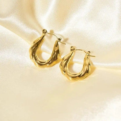 As Pretty As Golden Hoop Earrings