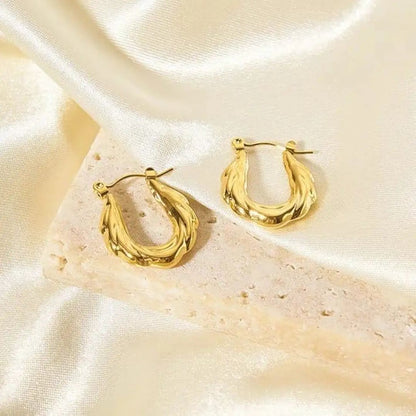 As Pretty As Golden Hoop Earrings