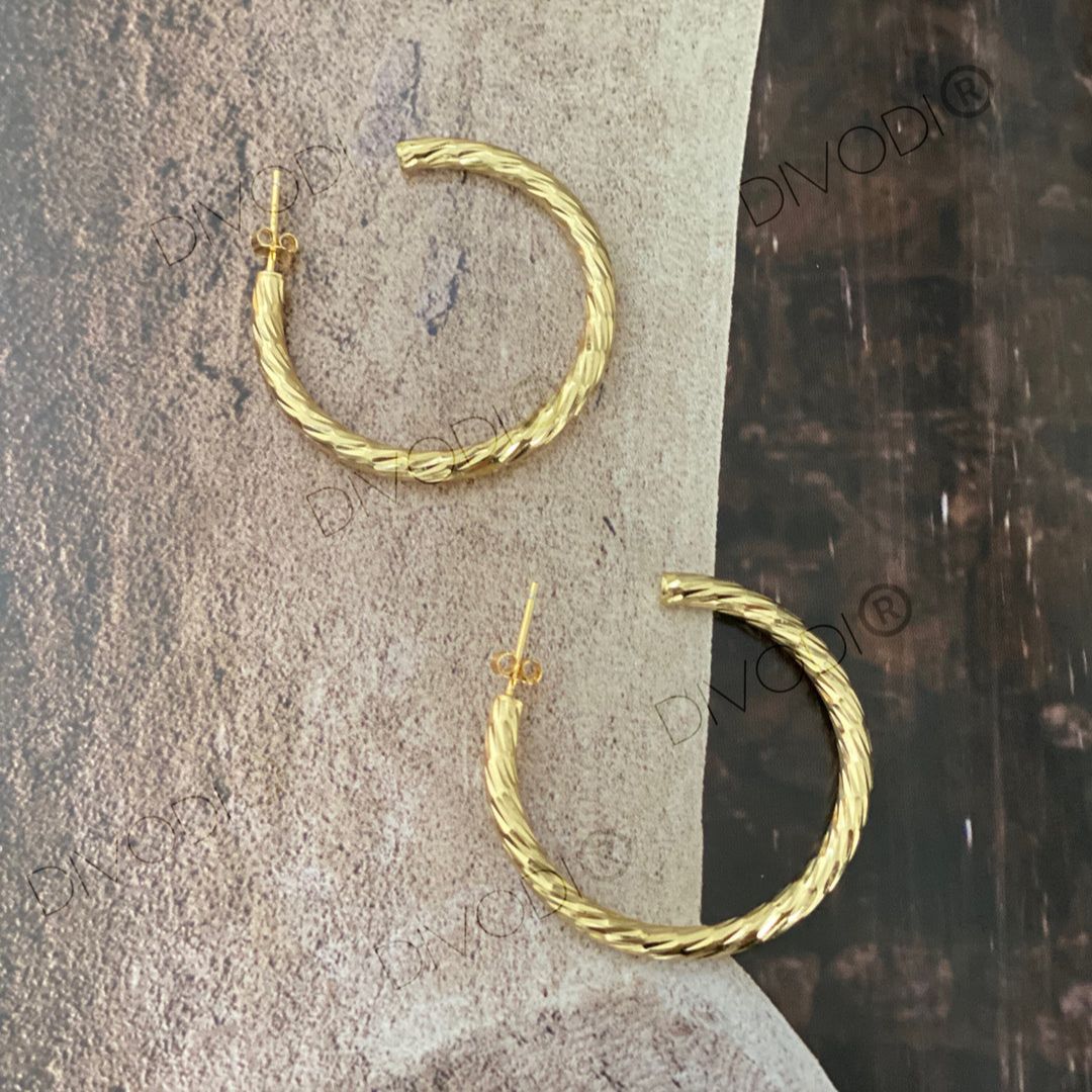 As Pretty As Golden Hoop Earrings