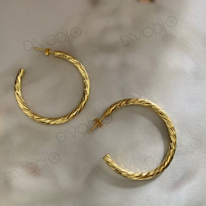 As Pretty As Golden Hoop Earrings