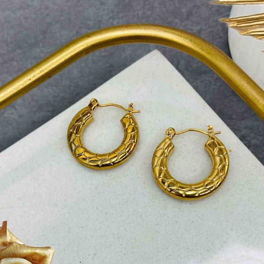 As Pretty As Golden Hoop Earrings