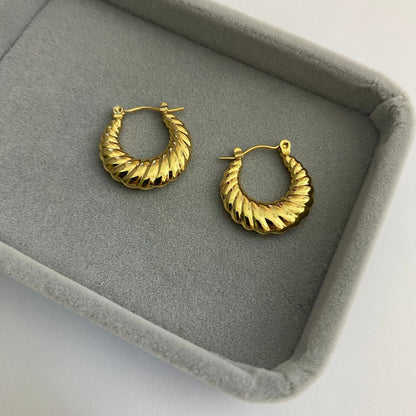 As Pretty As Golden Hoop Earrings