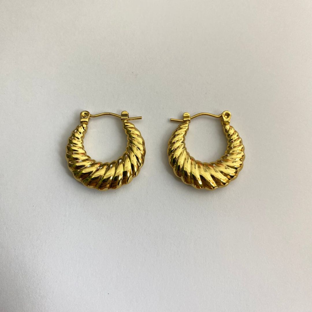 As Pretty As Golden Hoop Earrings