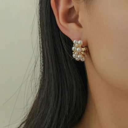 A Pearl Of Wisdom Hoop Earrings