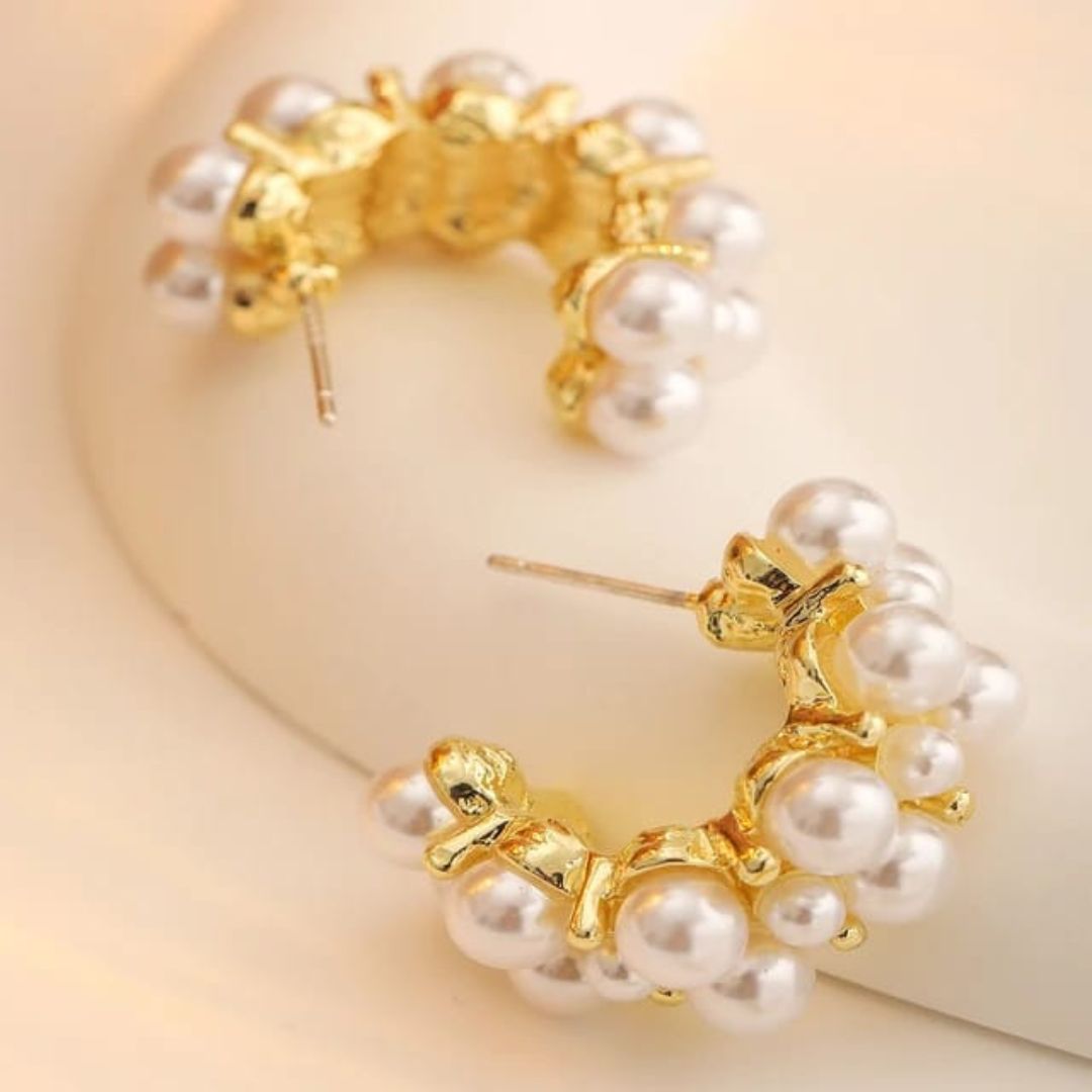 A Pearl Of Wisdom Hoop Earrings