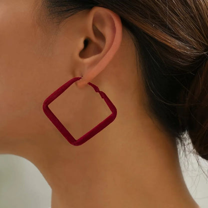 Wine Dine Hoop Earrings