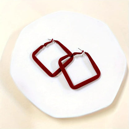 Wine Dine Hoop Earrings