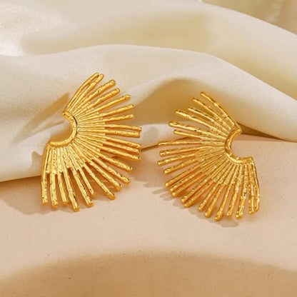 Golden Girlie Statement Earrings