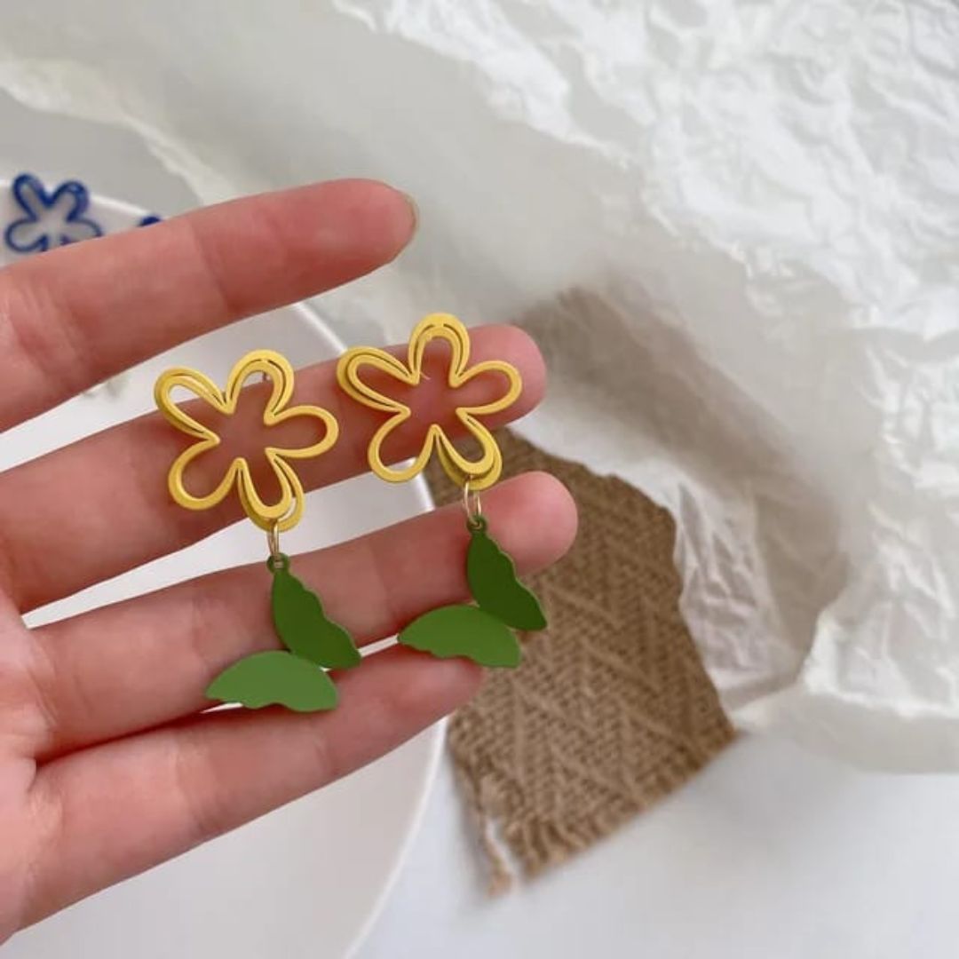 Daisy Butterfly Earrings