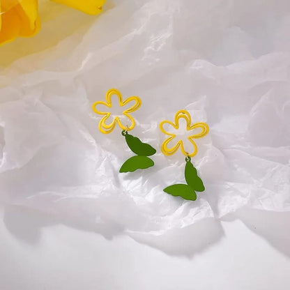 Daisy Butterfly Earrings