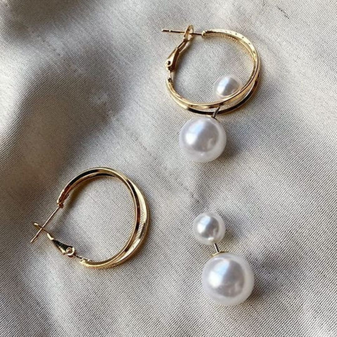 A Pearl Of Wisdom Hoop Earrings