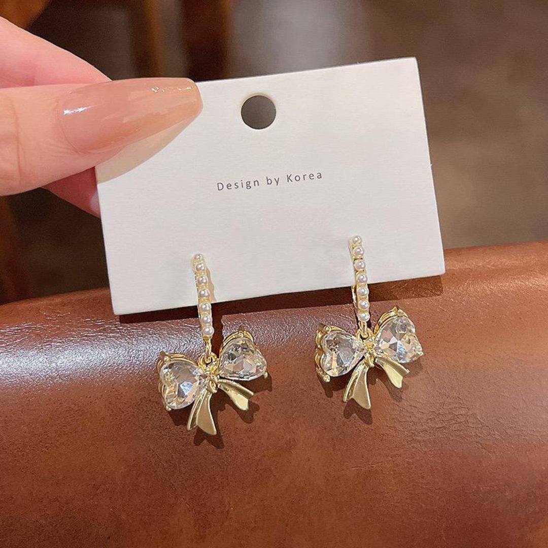 Bling Blogger Bow Earrings