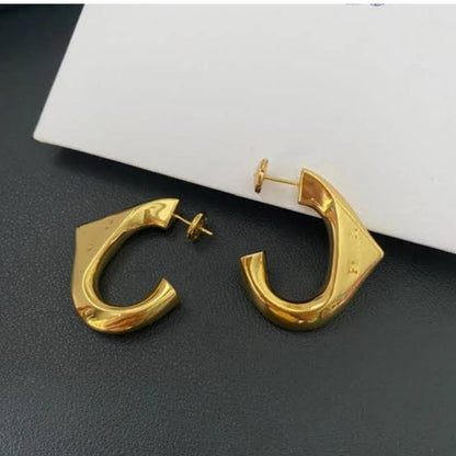 As Pretty As Gold Hoop Earrings