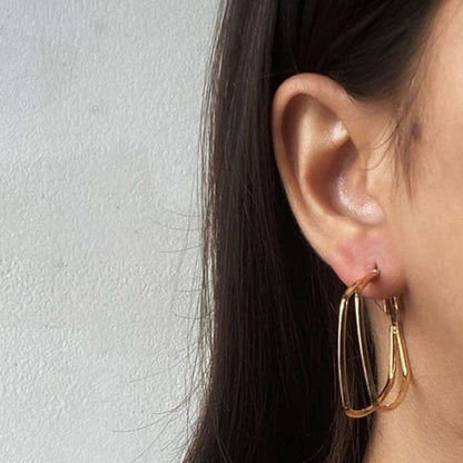 A Pearl Of Wisdom Hoop Earrings