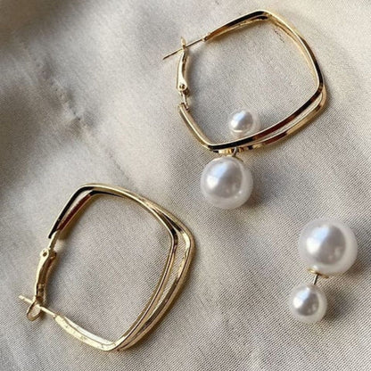 A Pearl Of Wisdom Hoop Earrings