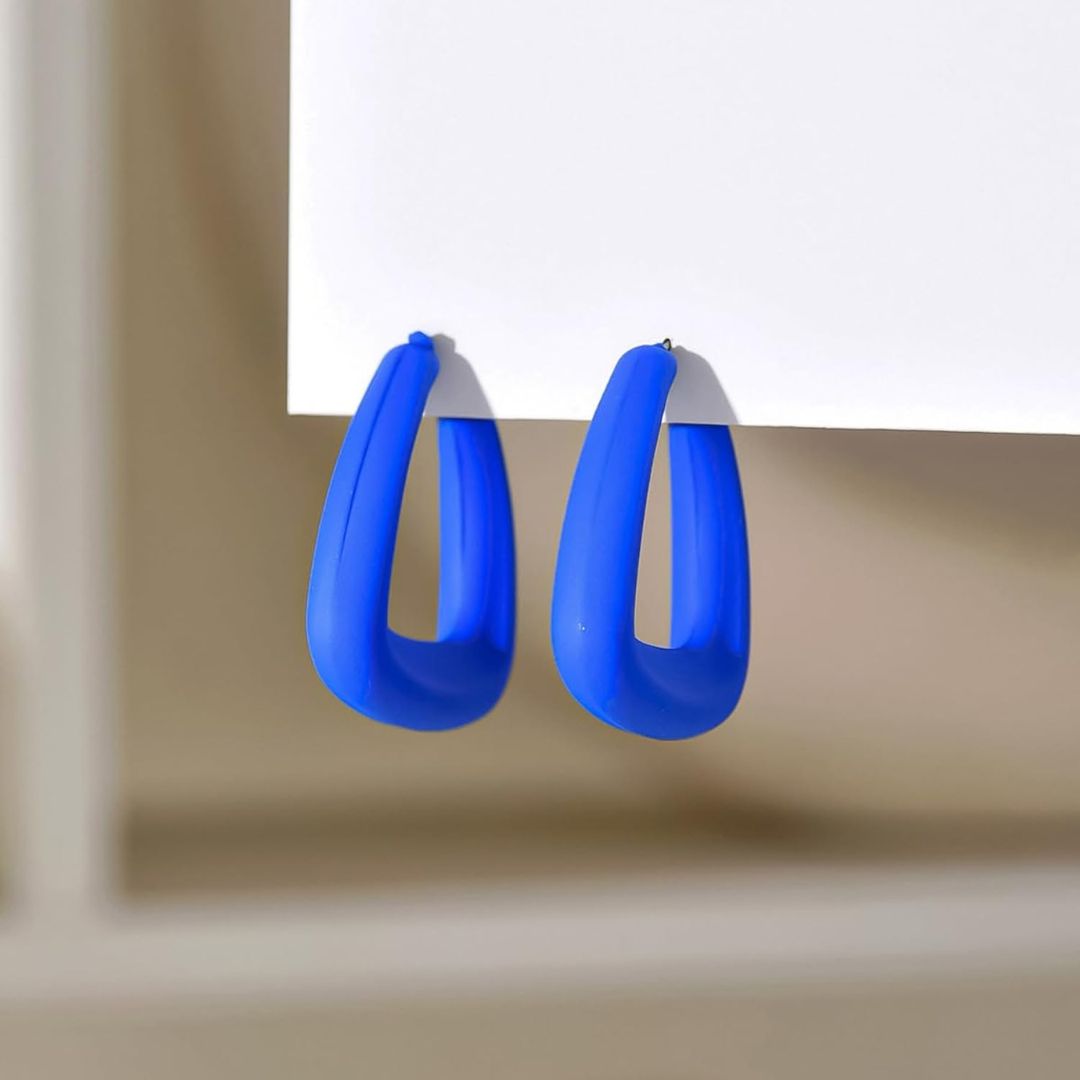 Blind Date coloured Hoop Earring