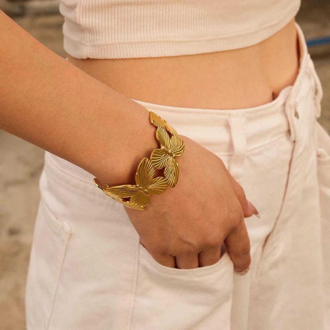 Blind Date Butterfly Statement Bracelet