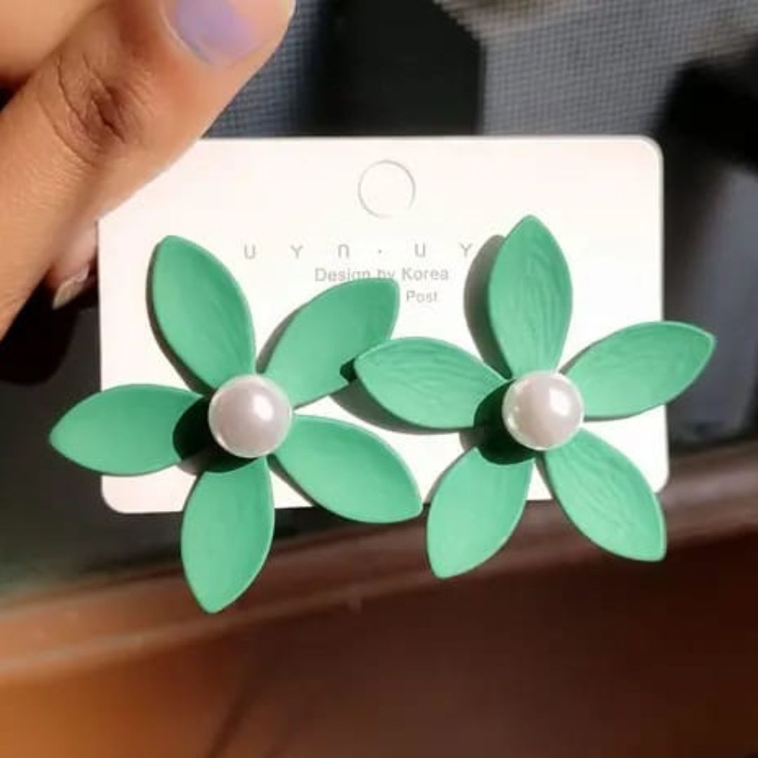 Fresh Flower Stud Earrings