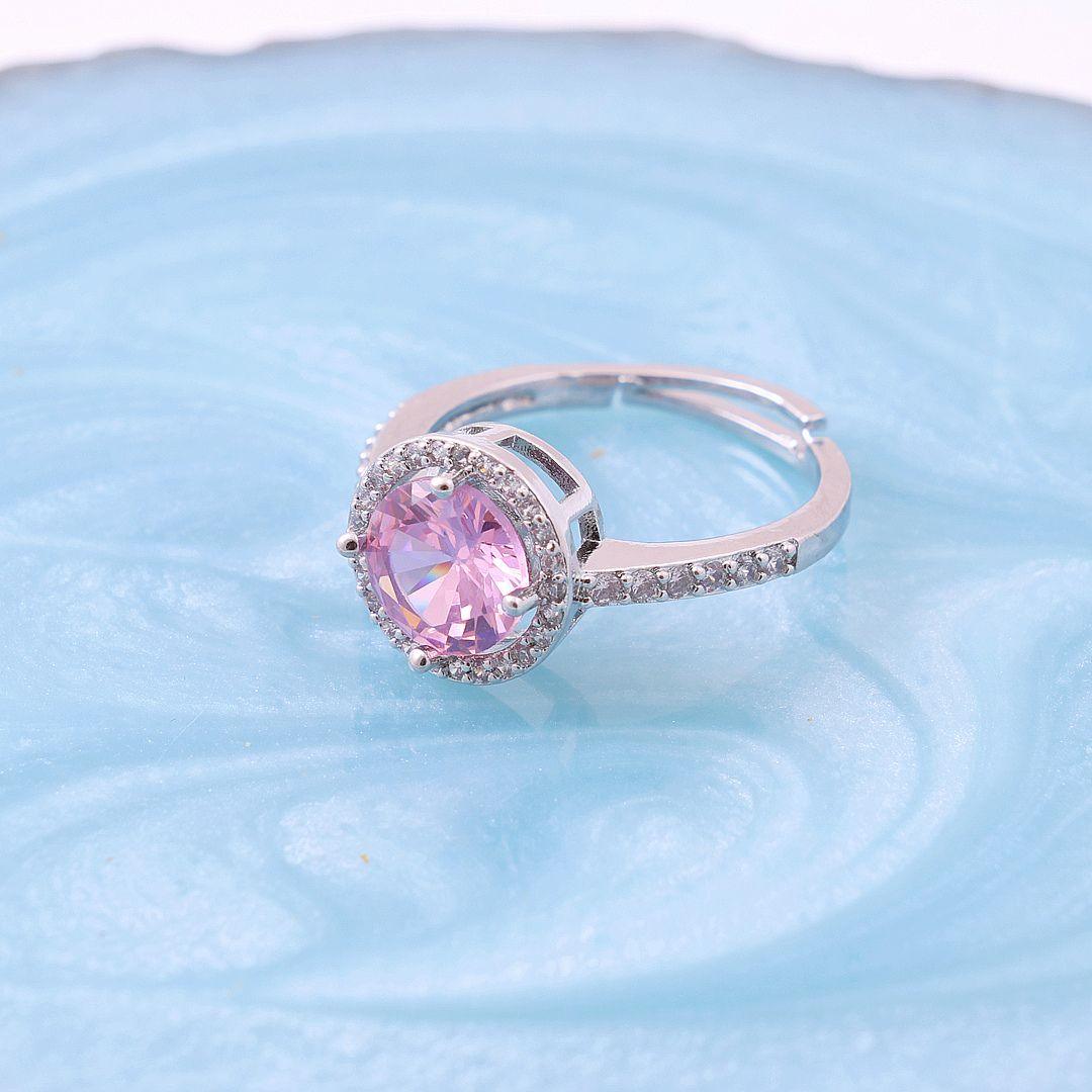 Pink Blush Bling Ring