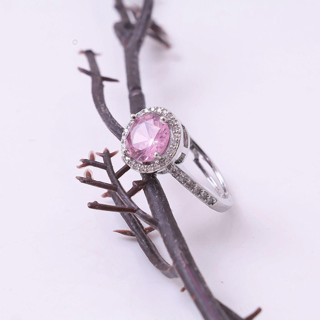 Pink Blush Bling Ring