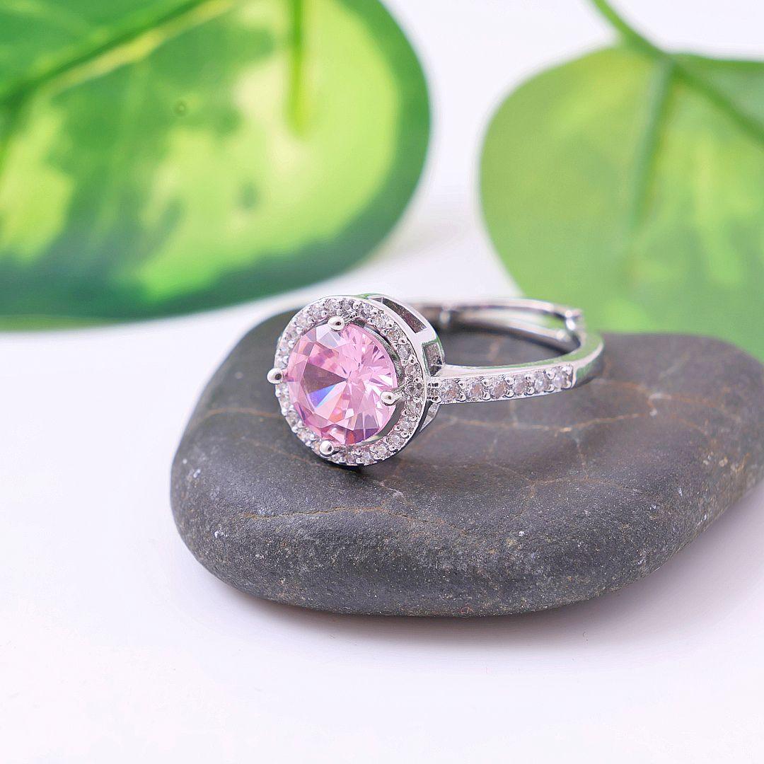 Pink Blush Bling Ring